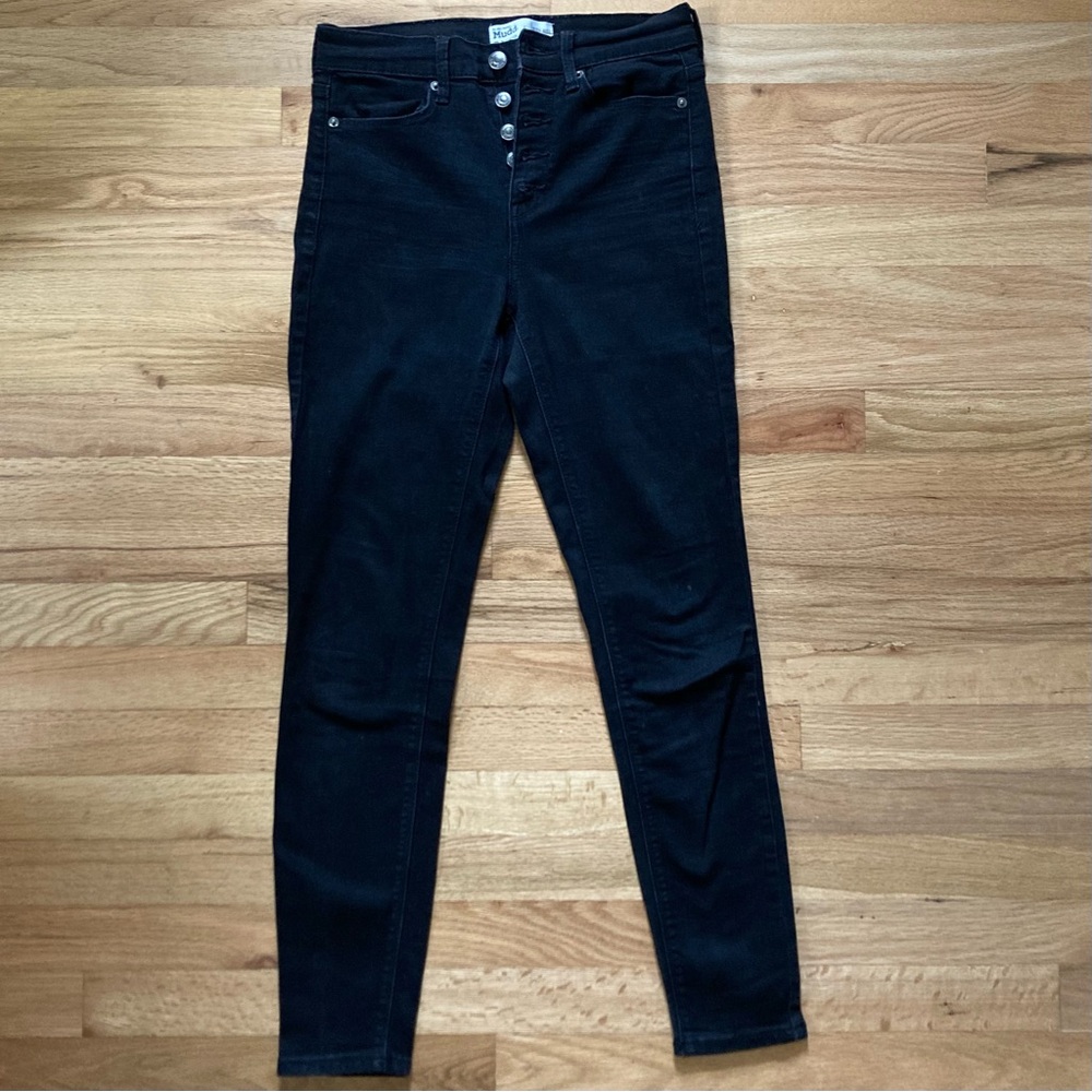 Black Mudd Flx Stretch High-Rise Jeggings - Size 5